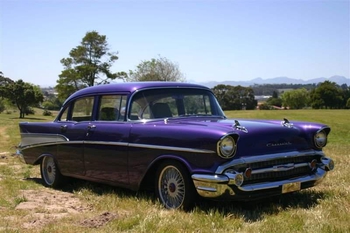 1957 Chevrolet 210 Purple main image