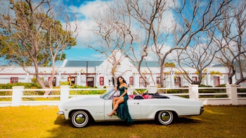 1965 Chevrolet Impala Convertible V8 Pearl White main image