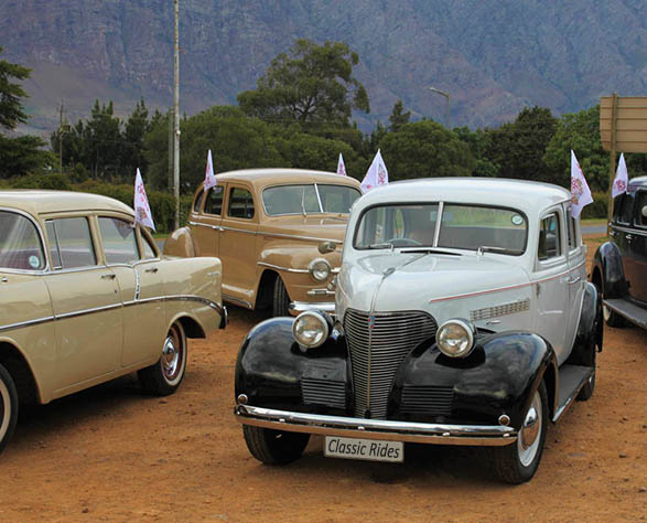 Classic Cars on group tour